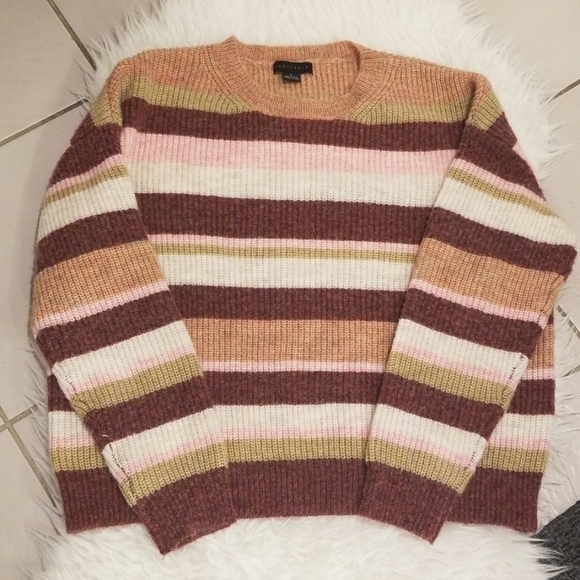 💕SANCTUARY💕 Cozy Striped Multi-Color Sweater - Picture 6 of 8
